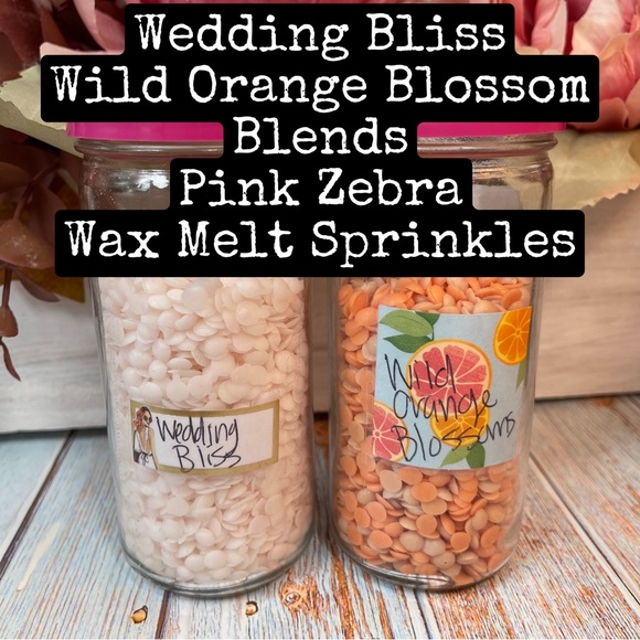 Pink Zebra Accents Pink Zebra Sprinkles Wax Melts Wedding Bliss